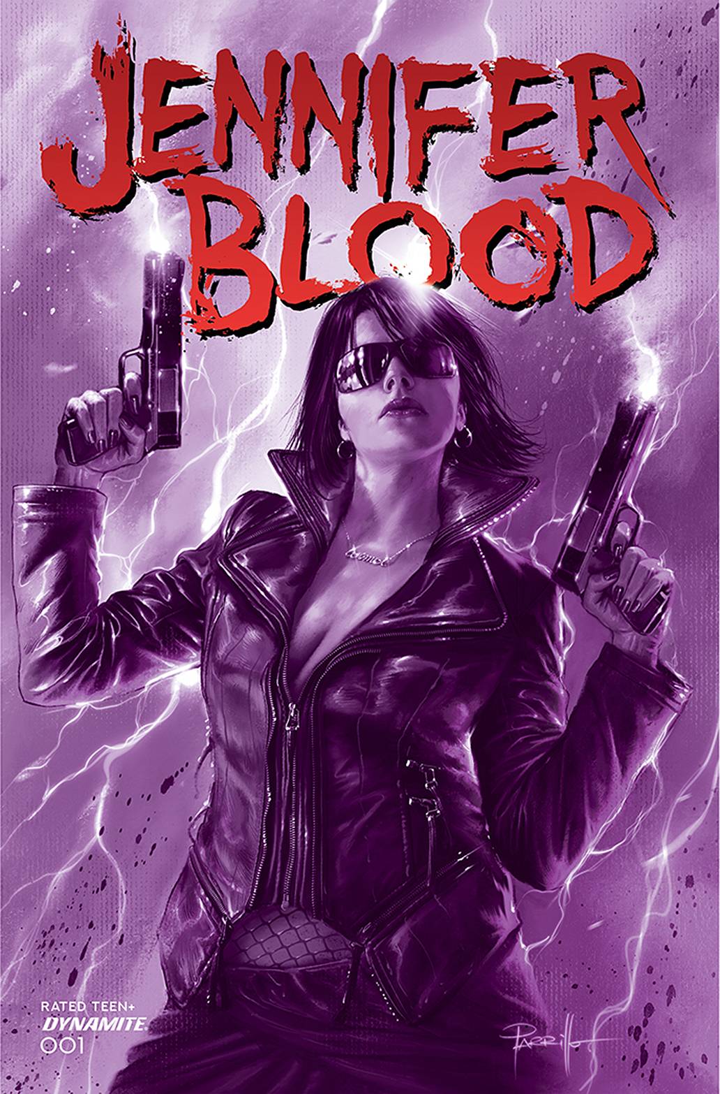 JENNIFER BLOOD #1 CVR G 10 COPY INCV PARRILLO TINTED (MR)