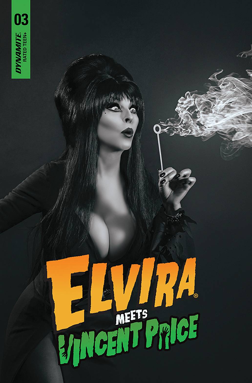 ELVIRA MEETS VINCENT PRICE #3 CVR E 10 COPY INCV PHOTO B&W