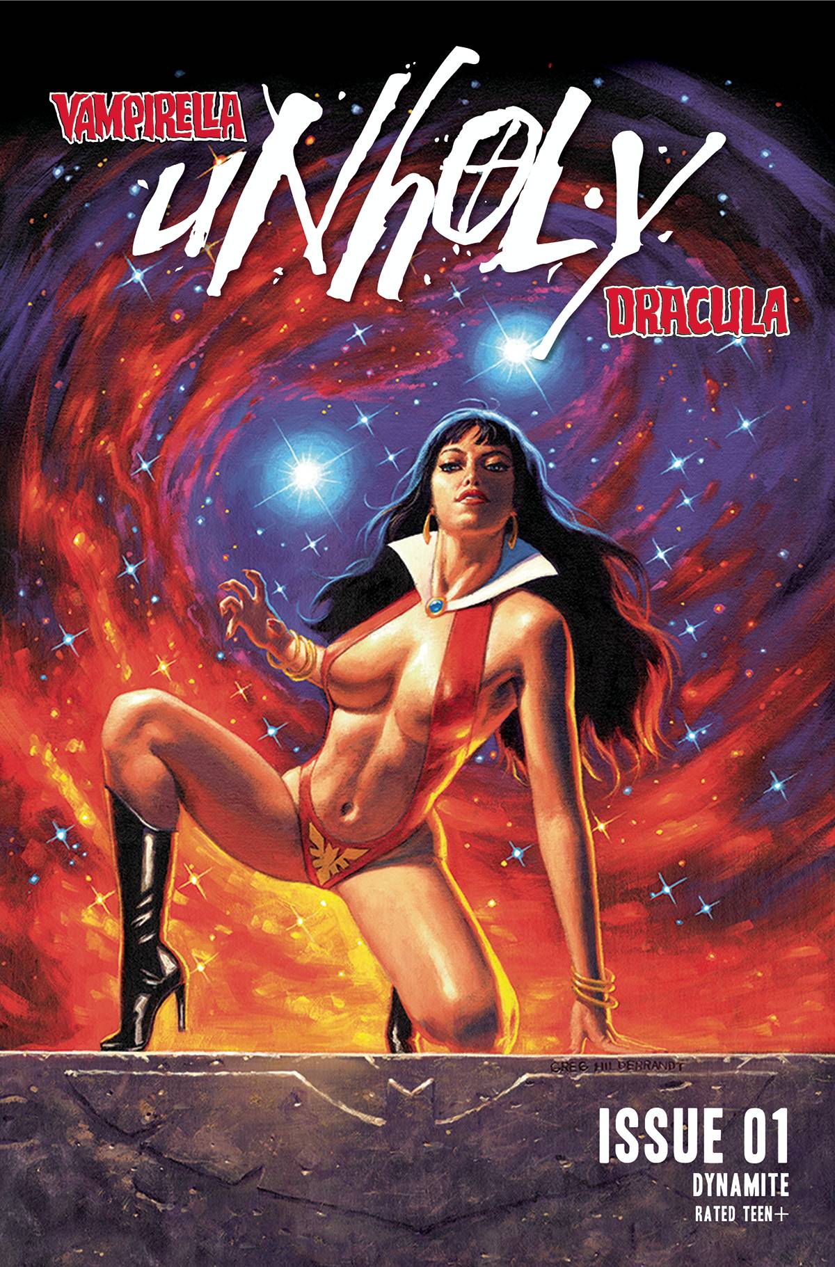 VAMPIRELLA DRACULA UNHOLY #1 CVR H 10 COPY INCV HILDEBRANDT