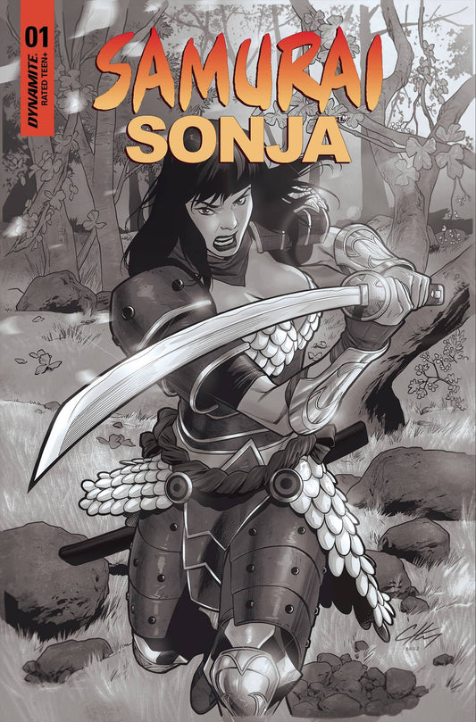 SAMURAI SONJA #1 CVR J 30 COPY INCV HENRY B&W