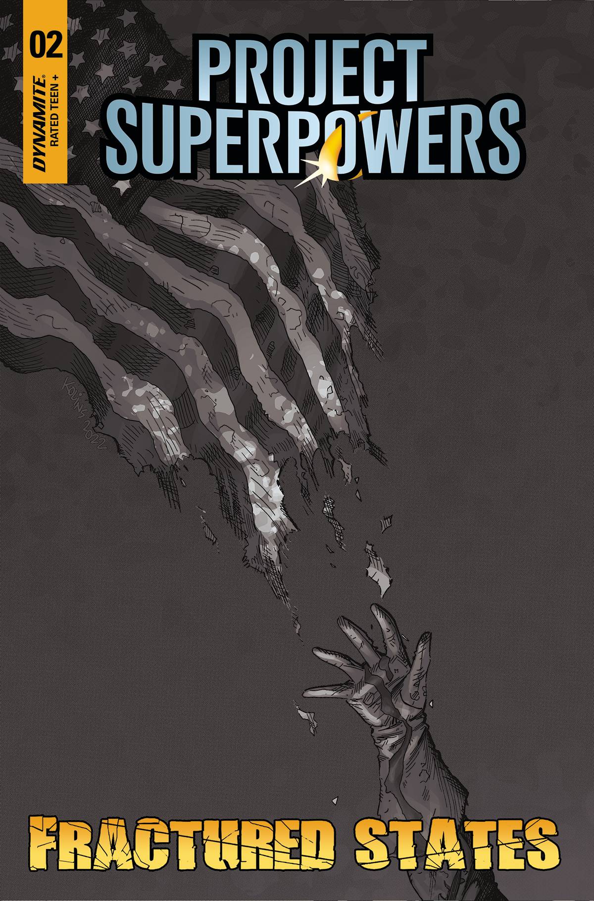 PROJECT SUPERPOWERS FRACTURED STATES #2 CVR O 11 COPY FOC IN