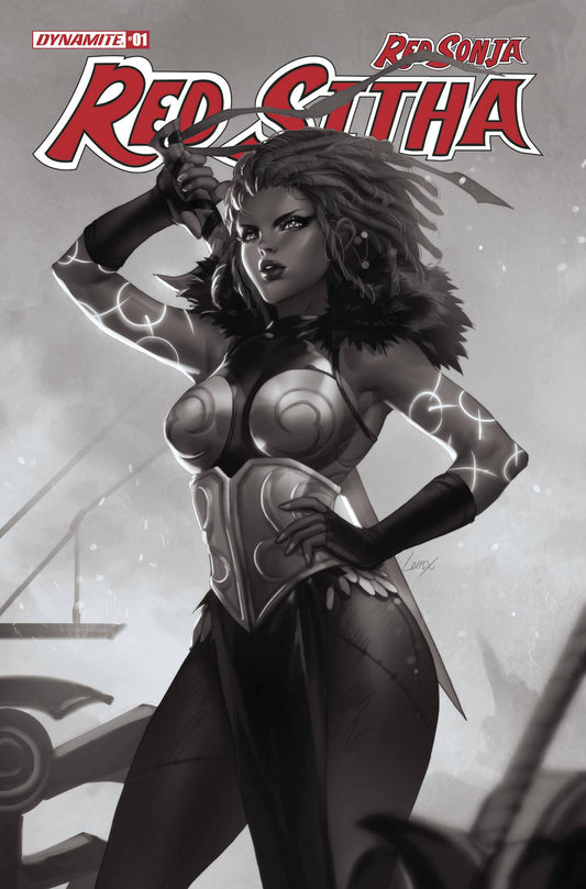 RED SONJA RED SITHA #1 CVR S 11 COPY FOC INCV LEIRIX B&W