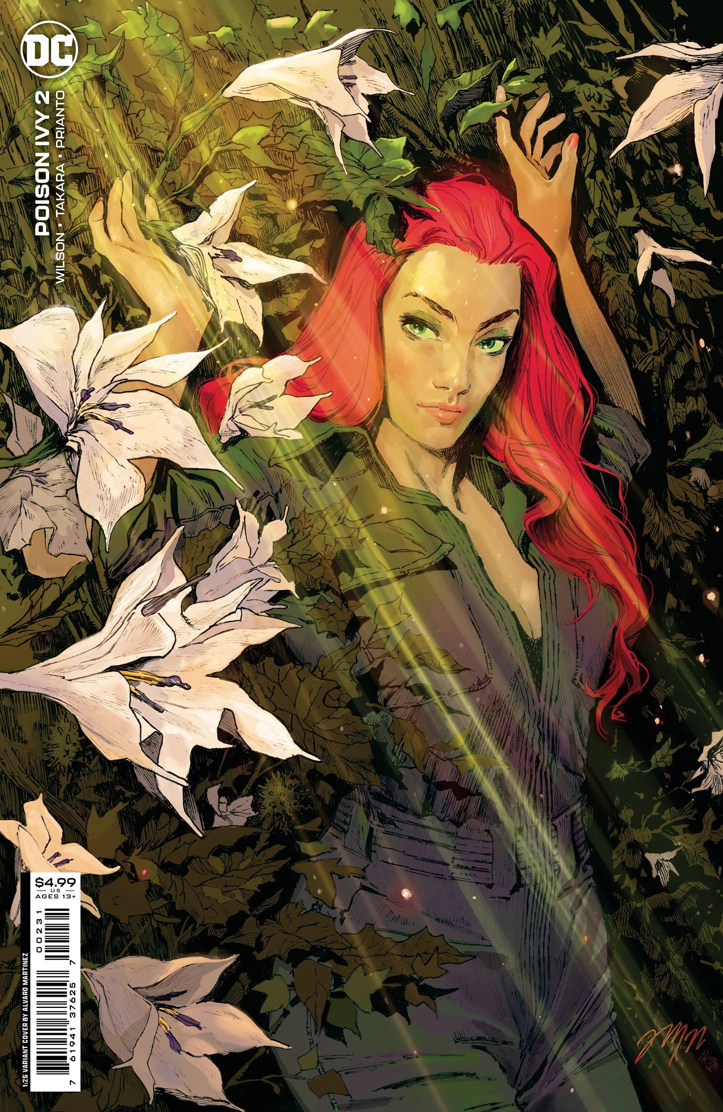 POISON IVY #2 CVR D 1:25 MARTINEZ BUENO CARD STOCK VAR