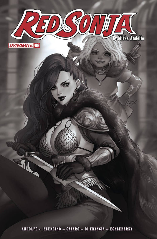 RED SONJA (2021) #9 CVR O 7 COPY FOC INCV LI B&W