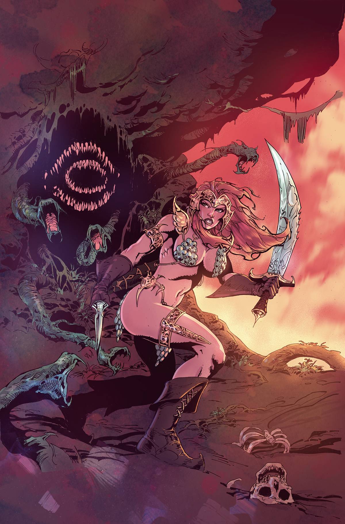 RED SONJA (2021) #9 CVR Q 11 COPY FOC INCV CASTRO VIRGIN