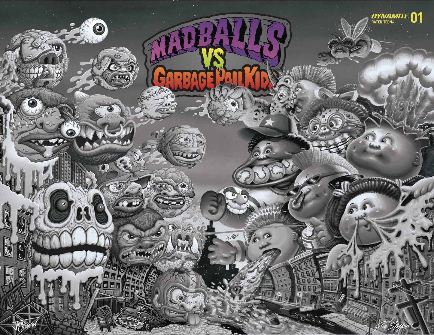 MADBALLS VS GARBAGE PAIL KIDS #1 CVR N 10 COPY FOC INCV SIMK