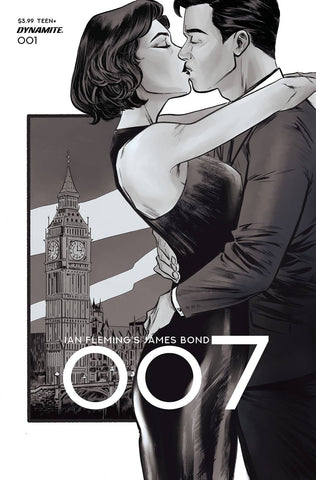 007 #1 CVR P 7 COPY FOC LEE B&W