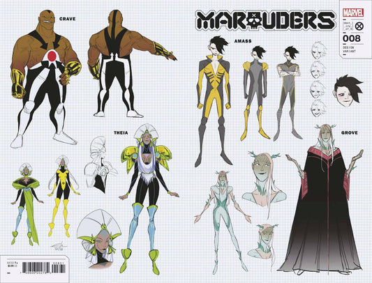 MARAUDERS #8 10 COPY INCV CARLINI NEW CHAR WRPAD DESIGN VAR