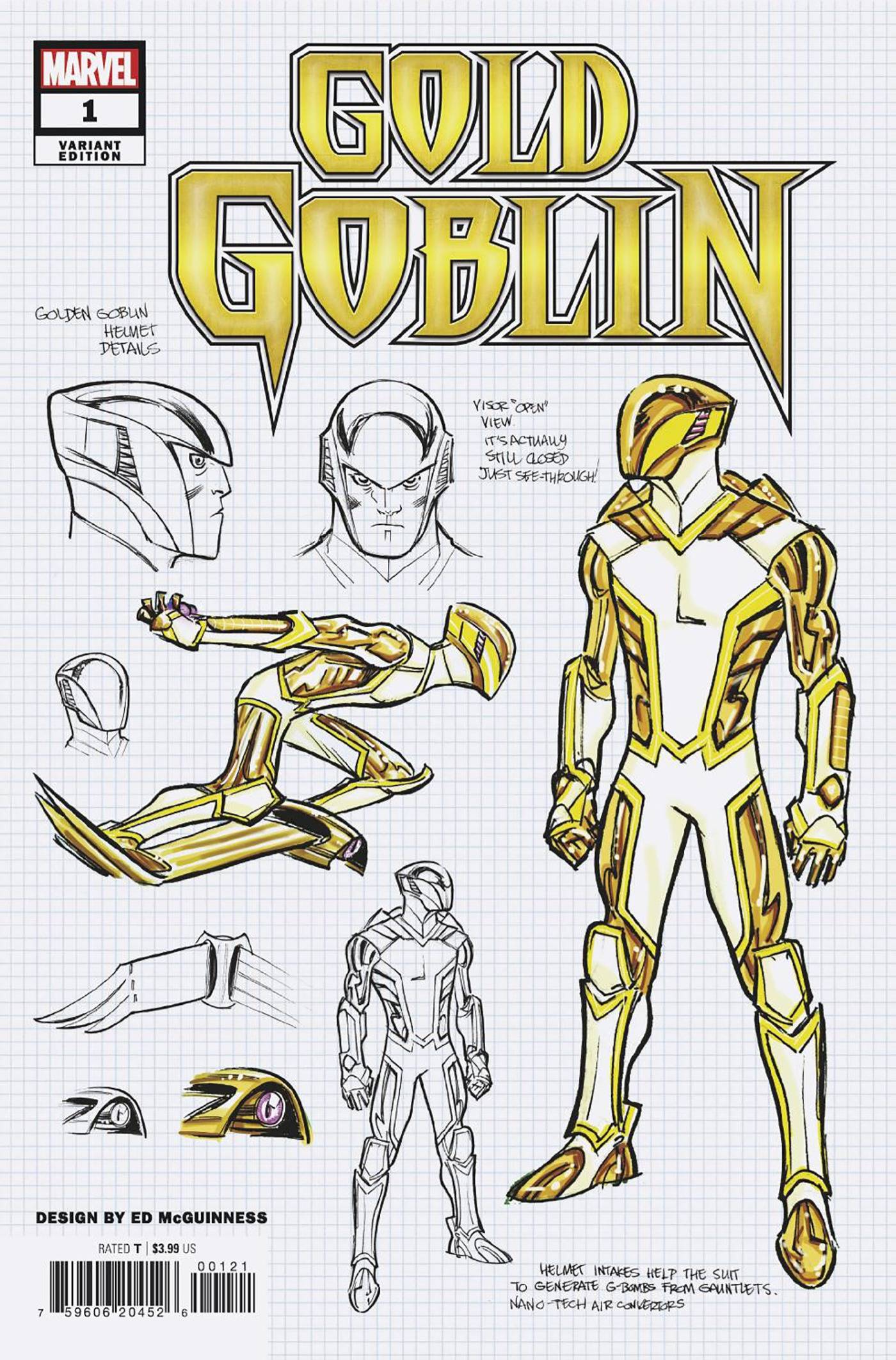 GOLD GOBLIN #1 (OF 5) 25 COPY INCV MCGUINNESS DESIGN VAR