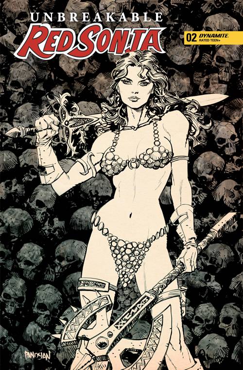 UNBREAKABLE RED SONJA #2 CVR F 10 COPY INCV PANOSIAN