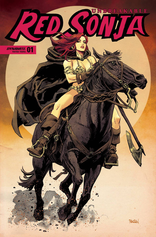 UNBREAKABLE RED SONJA #1 CVR V 7 COPY FOC INCV PANOSIAN TRAD