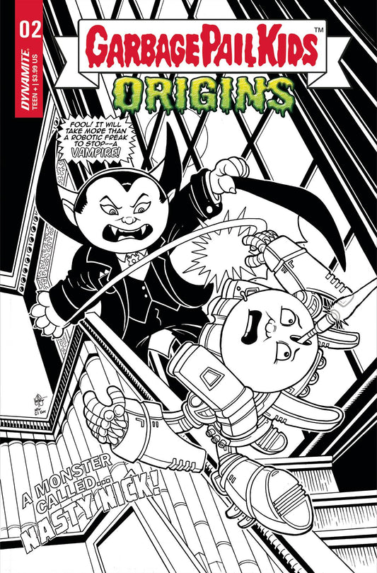 GARBAGE PAIL KIDS ORIGINS #2 CVR K 7 COPY FOC HAESER B&W INC