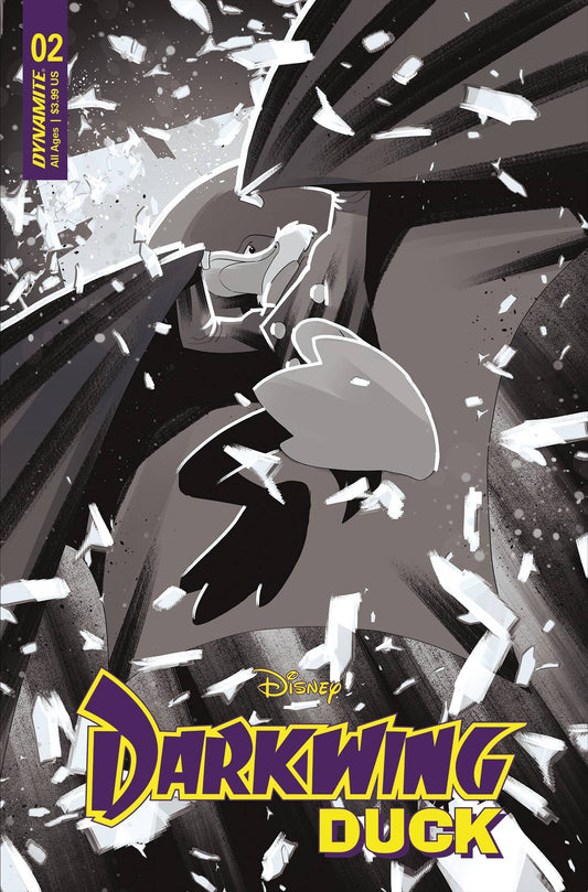 DARKWING DUCK #2 CVR O 75 COPY INCV KAMBADAIS B&W