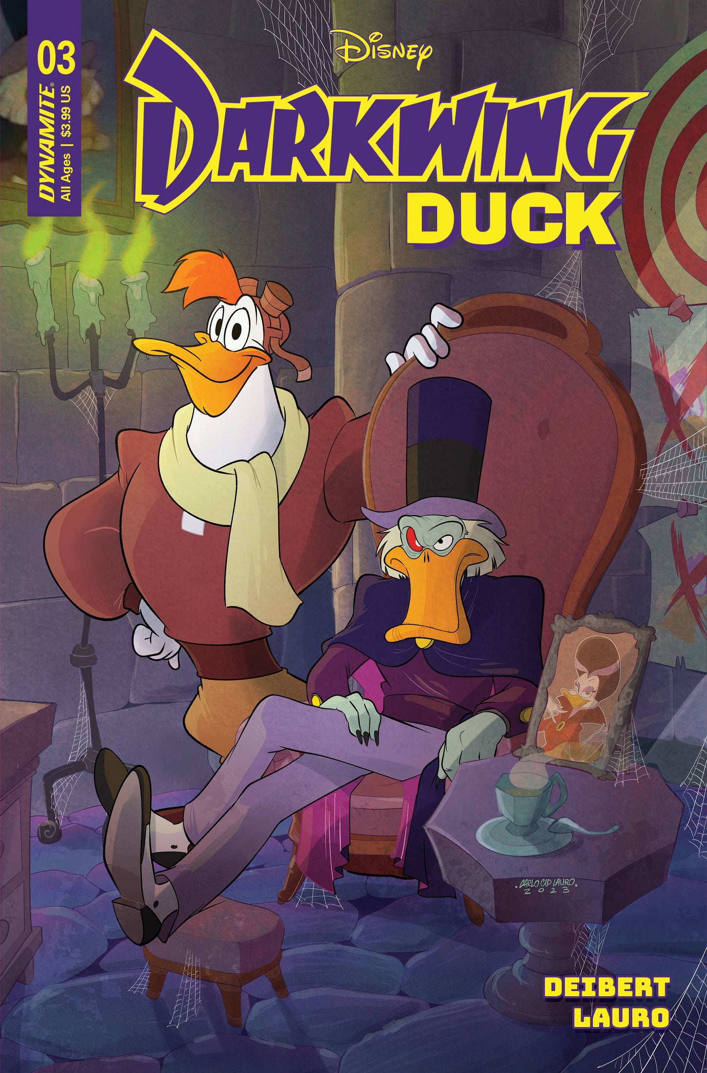 DARKWING DUCK #3 CVR F 10 COPY INCV LAURO ORIGINAL