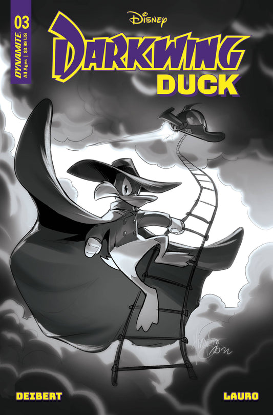 DARKWING DUCK #3 CVR I 20 COPY INCV ANDOLFO B&W