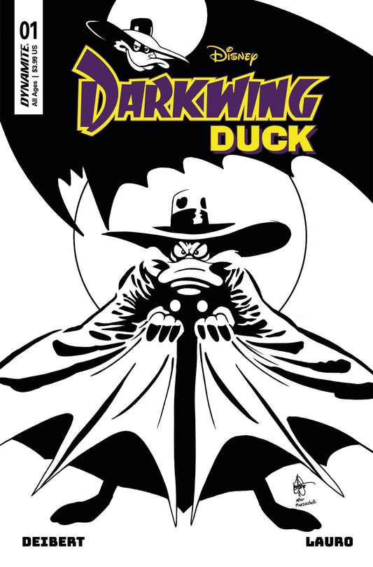 DARKWING DUCK #1 CVR ZF 7 COPY FOC INCV HAESER B&W (C: 0-1-2