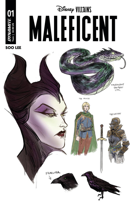 DISNEY VILLAINS MALEFICENT #1 CVR J 20 COPY INCV LEE CHAR DE