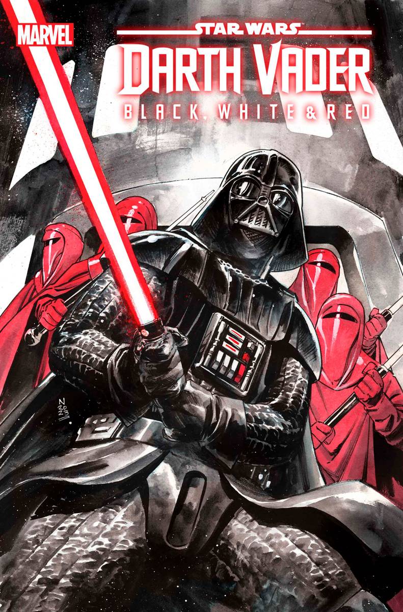 STAR WARS DARTH VADER BLACK WHITE AND RED #3 25 COPY INC VAR