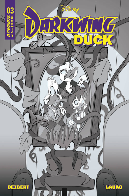 DARKWING DUCK #3 CVR X 10 COPY FOC INCV FORSTNER B&W