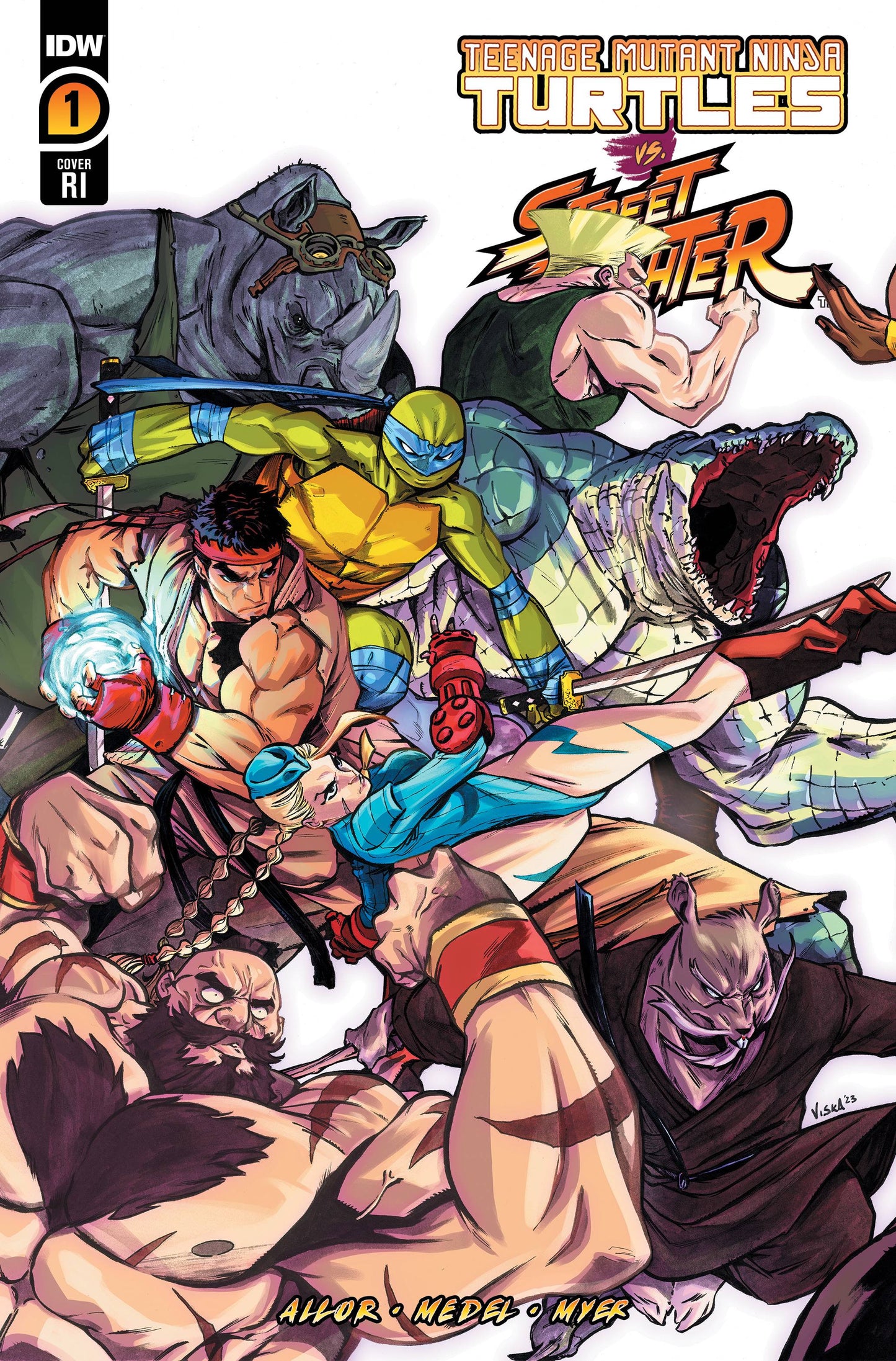 TMNT VS STREET FIGHTER #1 (OF 5) CVR D 25 COPY INCV FEDERICI