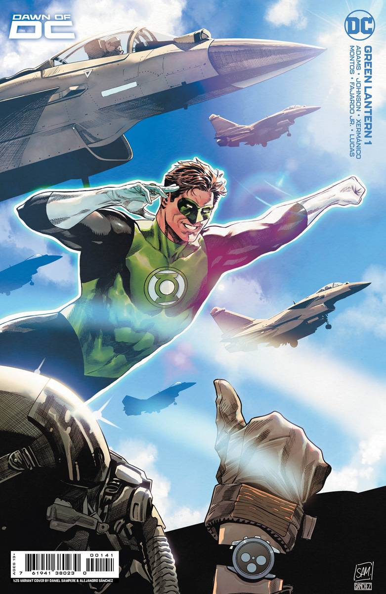 GREEN LANTERN #1 CVR E INC 1:25 SAMPERE CS VAR