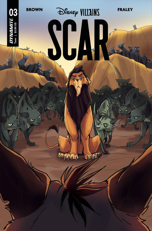 DISNEY VILLAINS SCAR #3 CVR F 10 COPY INCV FRALEY ORIGINAL