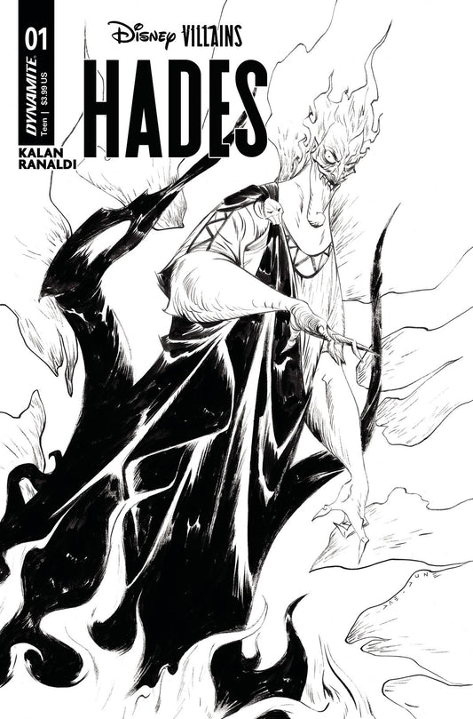 DISNEY VILLAINS HADES #1 CVR I 15 COPY INCV LEE LINE ART