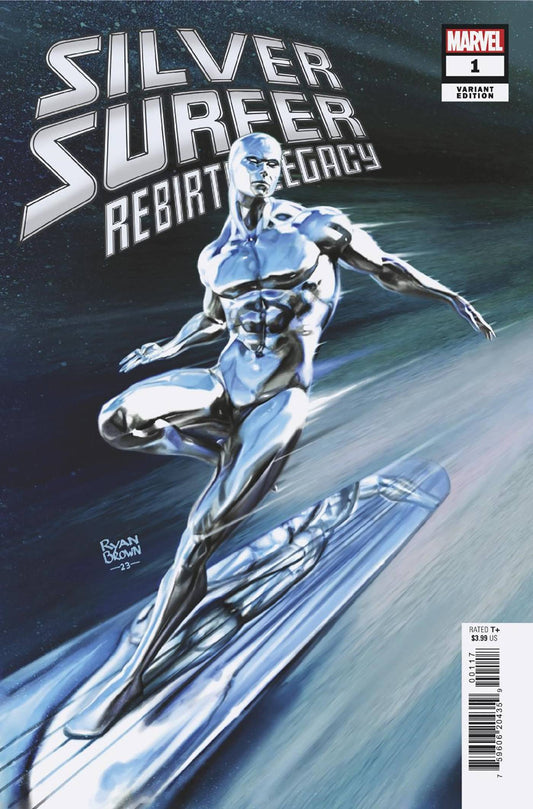 SILVER SURFER REBIRTH LEGACY #1 25 COPY INCV RYAN BROWN VAR