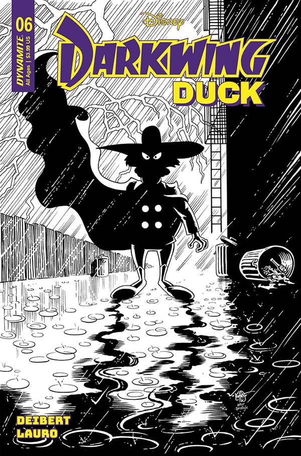 DARKWING DUCK #6 CVR S 7 COPY FOC INCV HAESER B&W