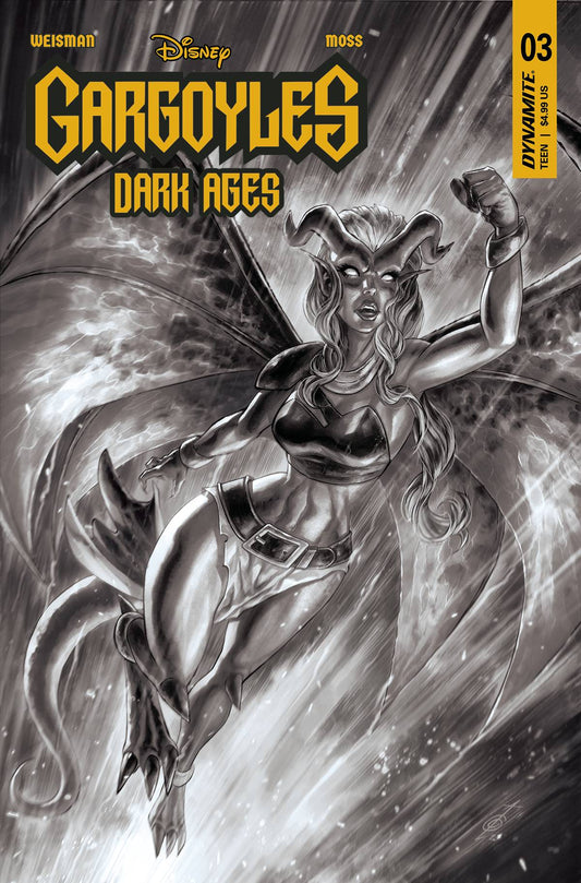 GARGOYLES DARK AGES #3 CVR I 15 COPY INCV QUAH B&W