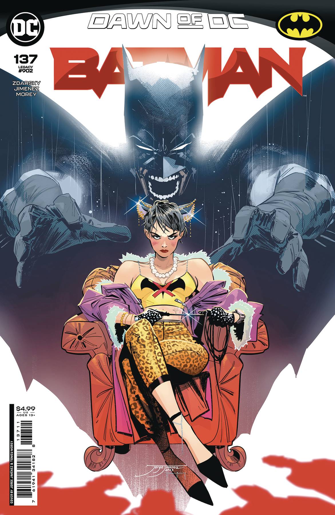 BATMAN #137 CVR A JORGE JIMENEZ (BATMAN CATWOMAN GOTHAM WAR) – Clan  McDonald Comics