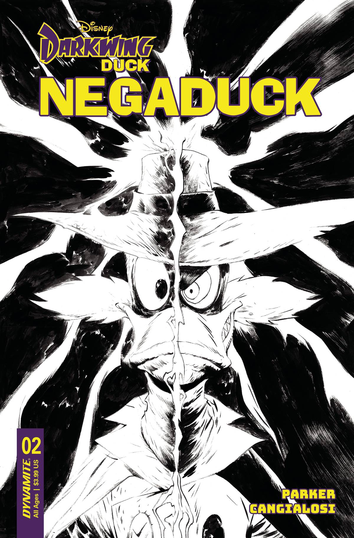 NEGADUCK #2 CVR F 10 COPY INCV LEE LINE ART