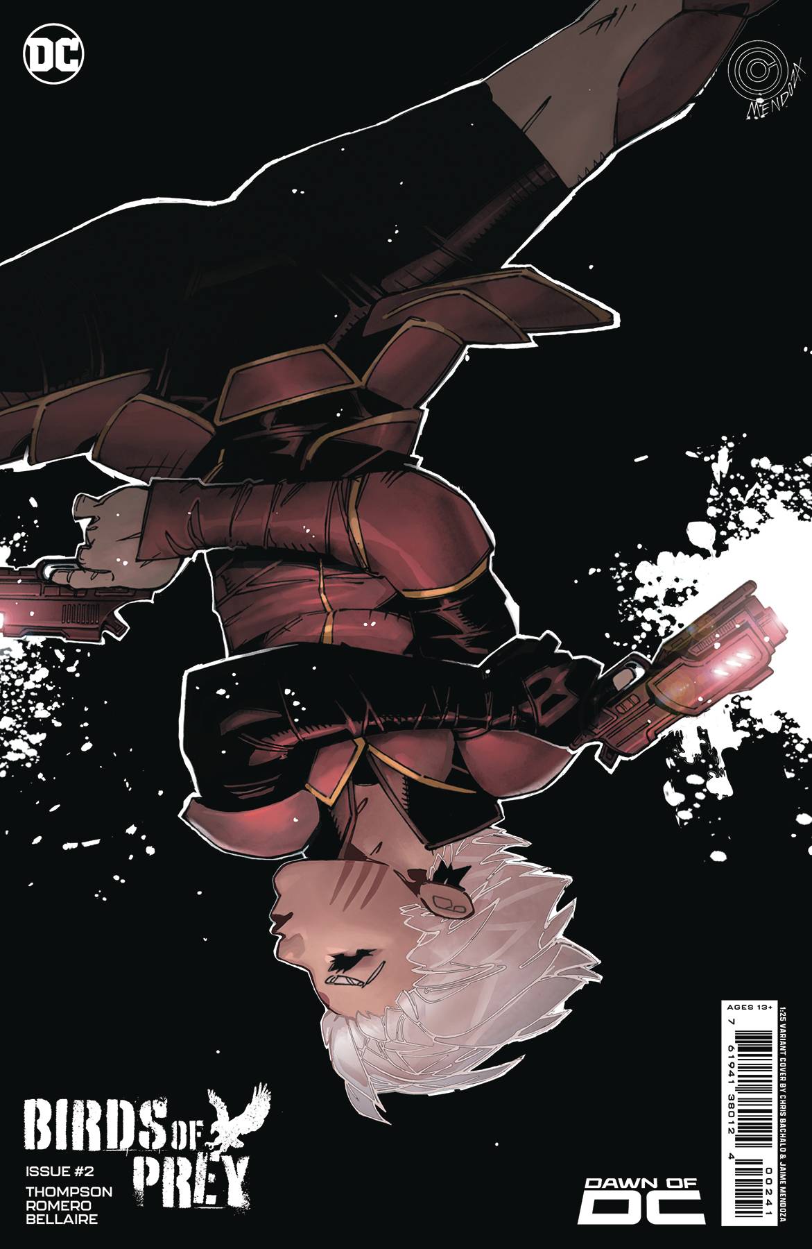 BIRDS OF PREY #2 CVR D INC 1:25 CHRIS BACHALO CS VAR