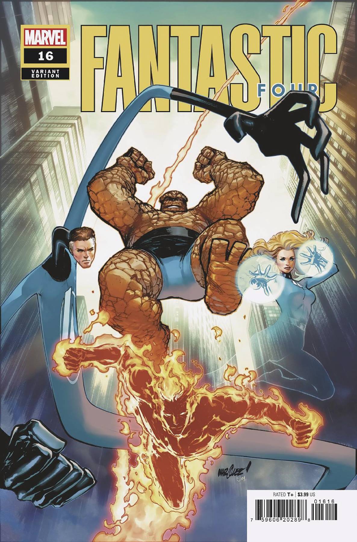 FANTASTIC FOUR #16 25 COPY INCV DAVID MARQUEZ VAR