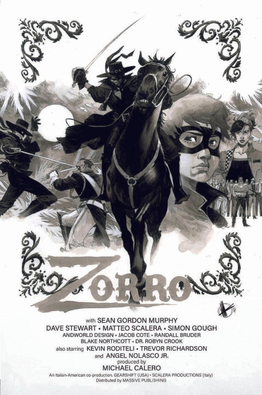 ZORRO MAN OF THE DEAD #1 (OF 4) CVR F 10 COPY INCV SCALERA (