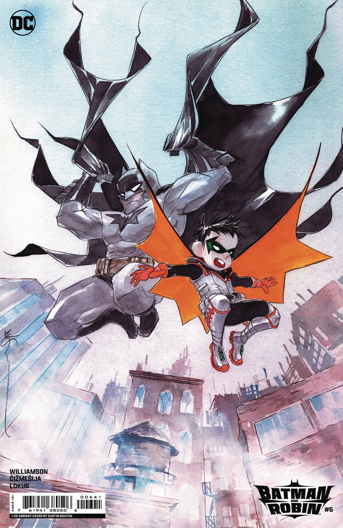 BATMAN AND ROBIN #6 CVR D INC 1:25 DUSTIN NGUYEN CSV