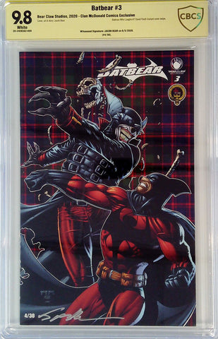 Batbear #3 CMC Exclusive 9.8 CBCS Yellow Label Jacob Bear