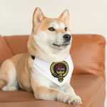 Clan McDonald Comics Pet Bandana Collar - White