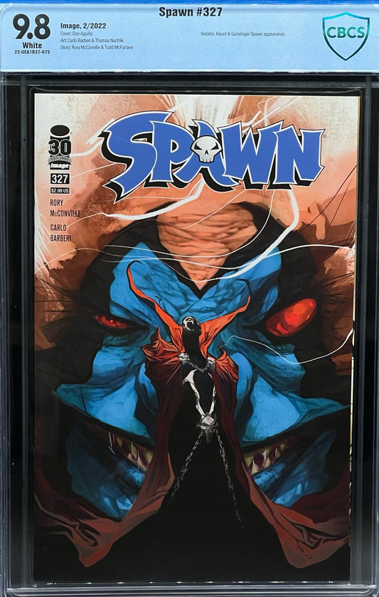 Spawn #327 CBCS 9.8 Blue Label