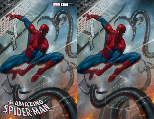 AMAZING SPIDER-MAN #1  EXCLUSIVE PARRILLO VARIANTS SET