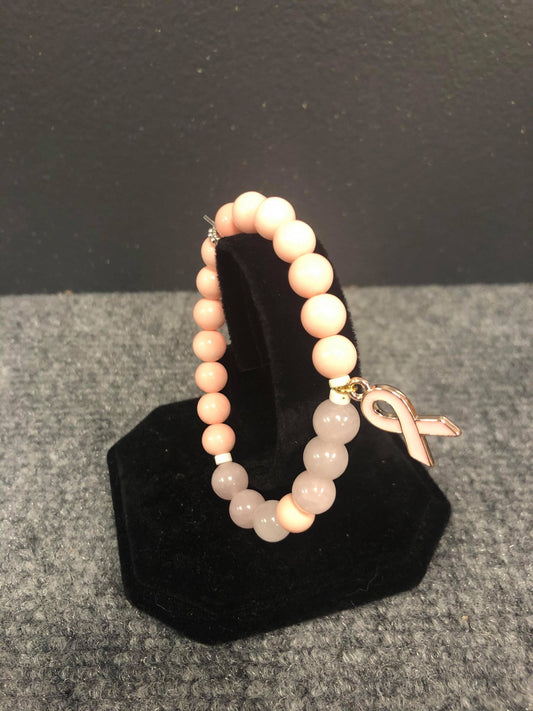 DAYNA'S DELICACIES  BEADED BRACELET-PINK